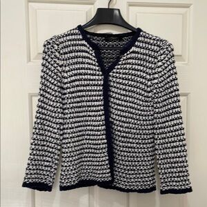 Weekend Max Mara Black and White Cardigan (sz xs)